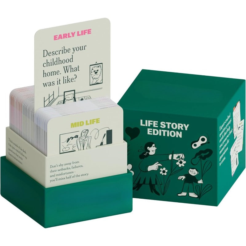 Family Conversation Cards | 150 Meaningful Questions & Fun Family Card Game for All Ages