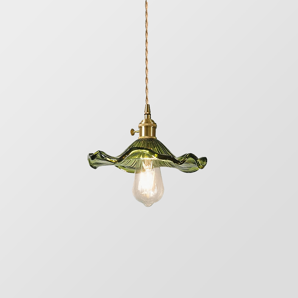 Vintage Hibiscus Pendant Light