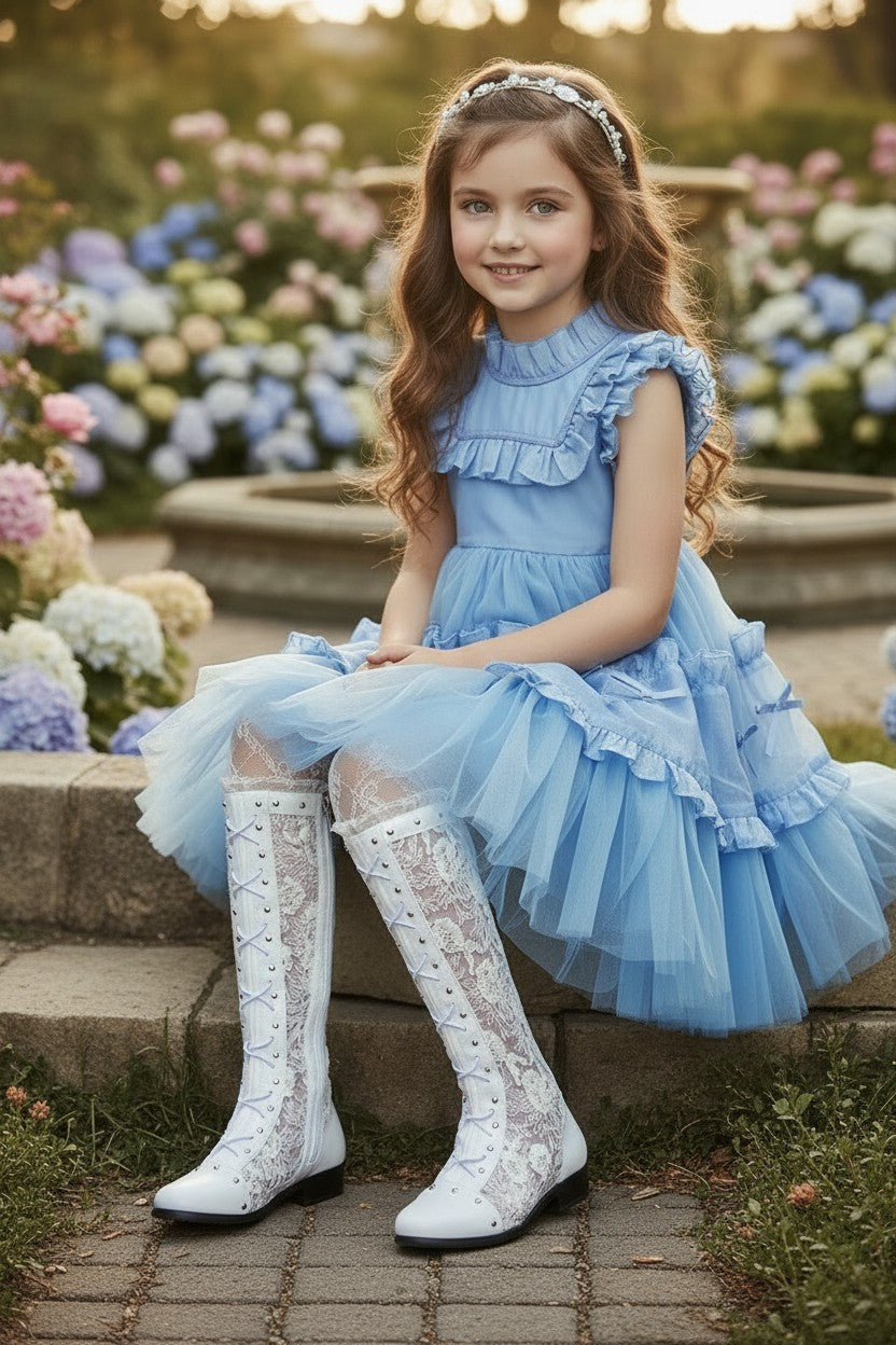 GRACY WHITE BOOTS