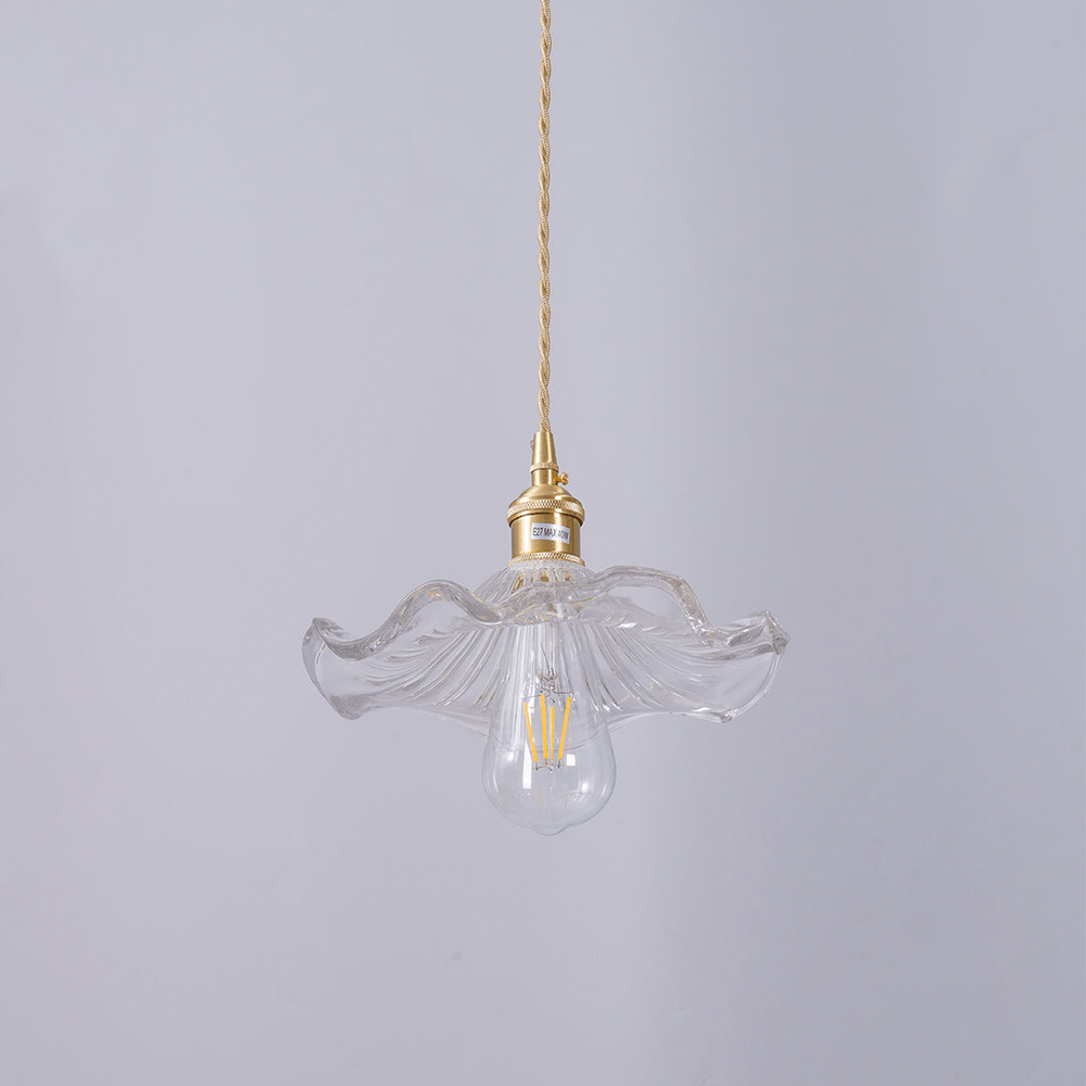 Vintage Hibiscus Pendant Light