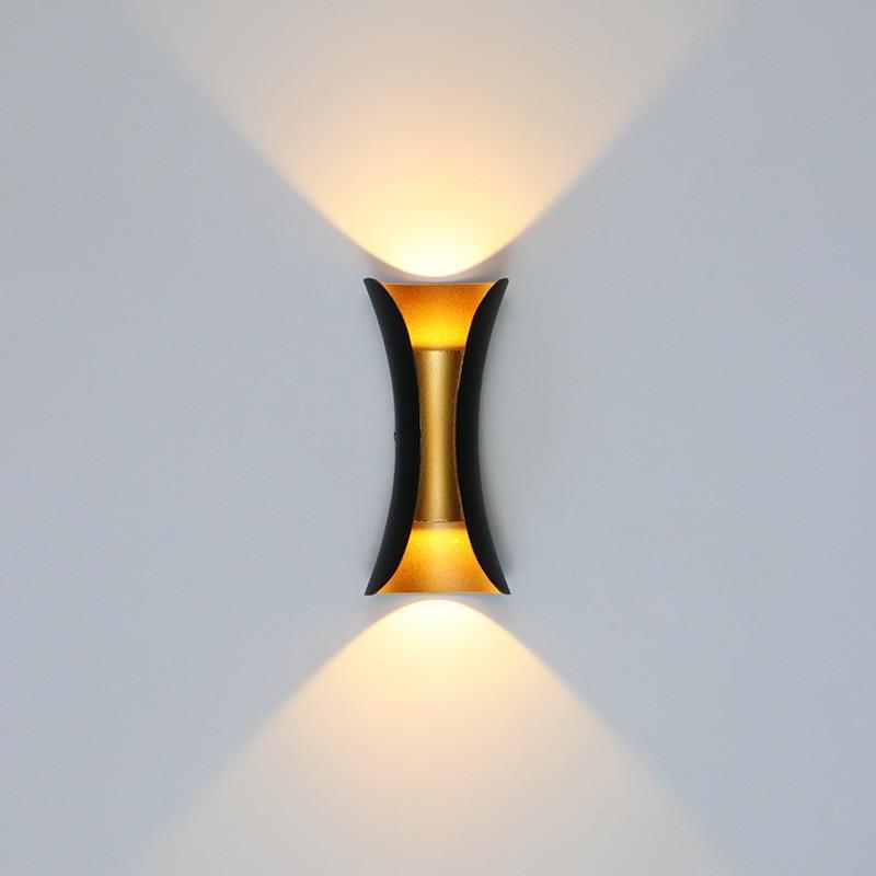 Sculpted Up-Down Outdoor LED Wall Light