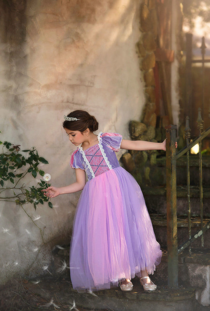 LILAC RAPUNZEL PRINCESS DRESS