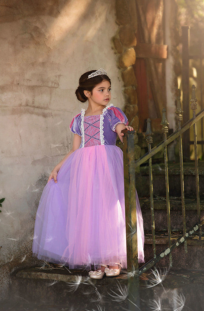 LILAC RAPUNZEL PRINCESS DRESS