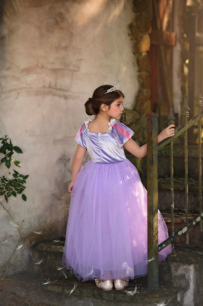 LILAC RAPUNZEL PRINCESS DRESS