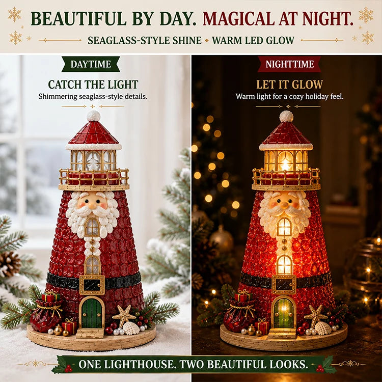 MERRYBEAM | Magical Christmas Lighthouse Building Kit