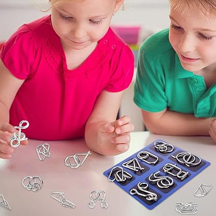 Metal Brain Teaser Puzzle | IQ Logic & Mind Challenge Toy