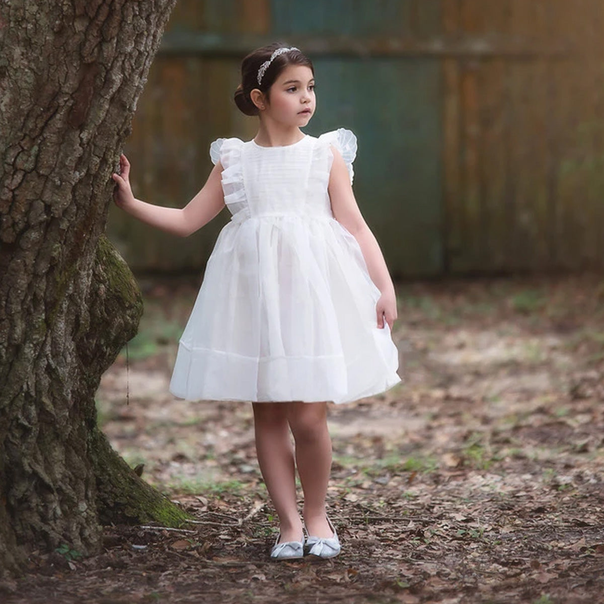 ALISON WHITE CUTE DRESS