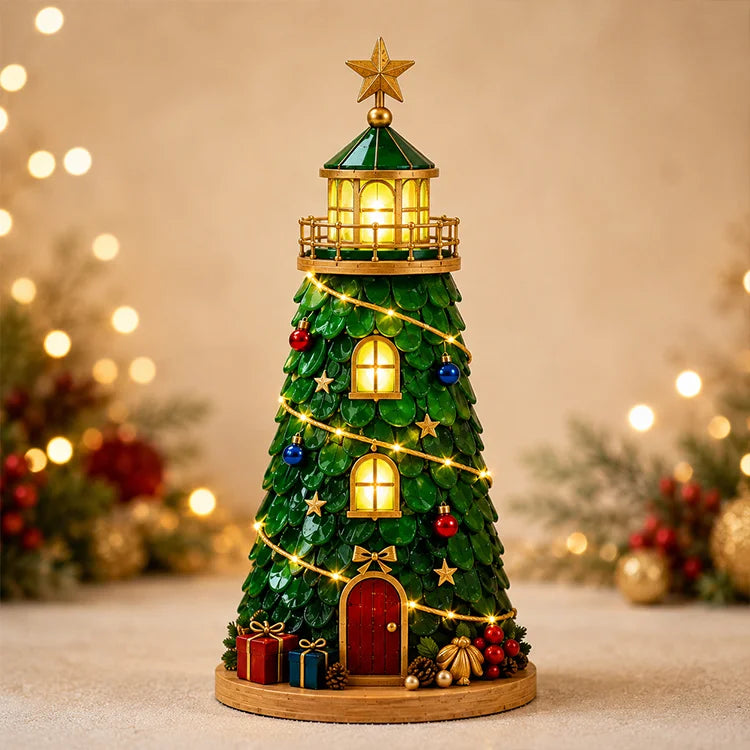 MERRYBEAM | Magical Christmas Lighthouse Building Kit