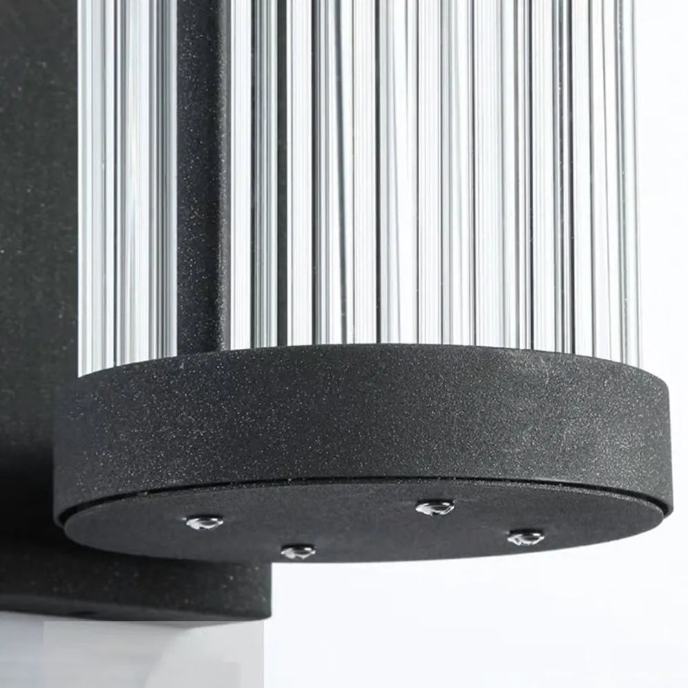 Modern Semi-Cylinder Outdoor Wall Sconce Light