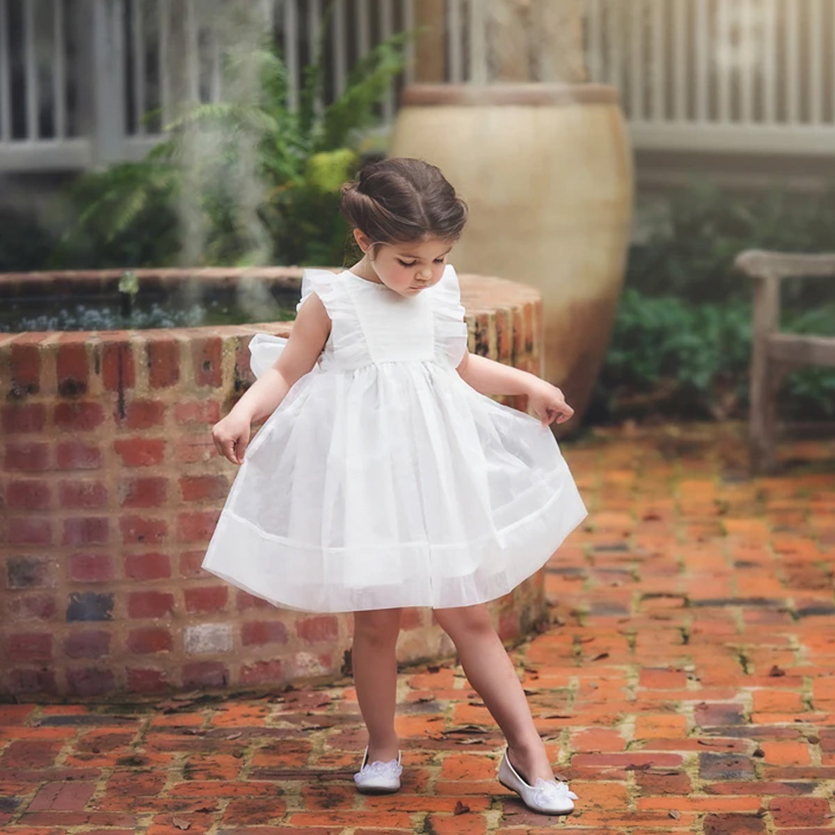 ALISON WHITE CUTE DRESS