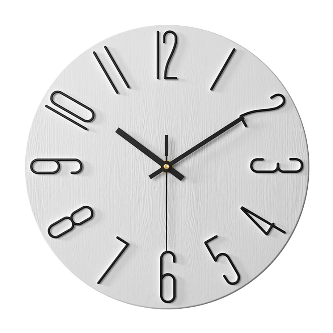Noble Modern Wall Clock | Minimalist Gold Design