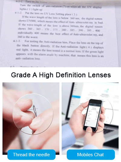 Frameless Diamond-Cut Blue Light Glasses