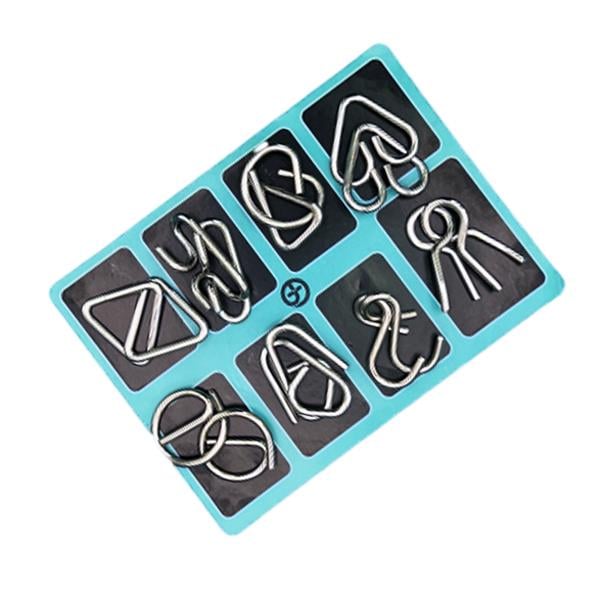 Metal Brain Teaser Puzzle | IQ Logic & Mind Challenge Toy