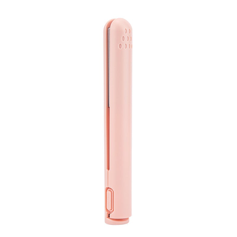 2-in-1 Mini Hair Straightener & Curler | Cordless Portable Styling Tool