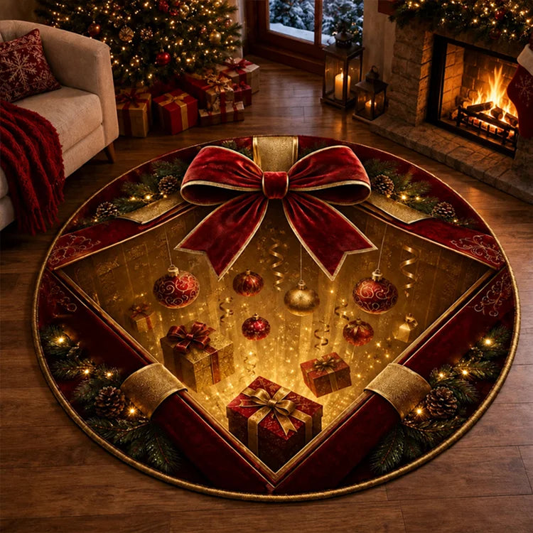 Santa's Christmas Wonderland | 3D Illusion Rug
