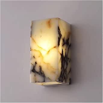 Minimalist Marble Cube Wall Light