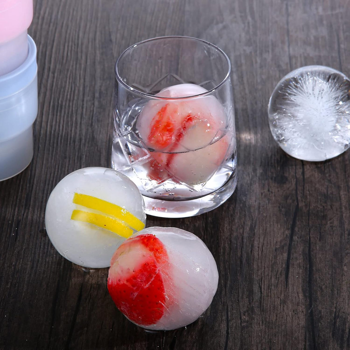 Silicone Ice Ball Maker Mold | Large Round Ice Cube Mold