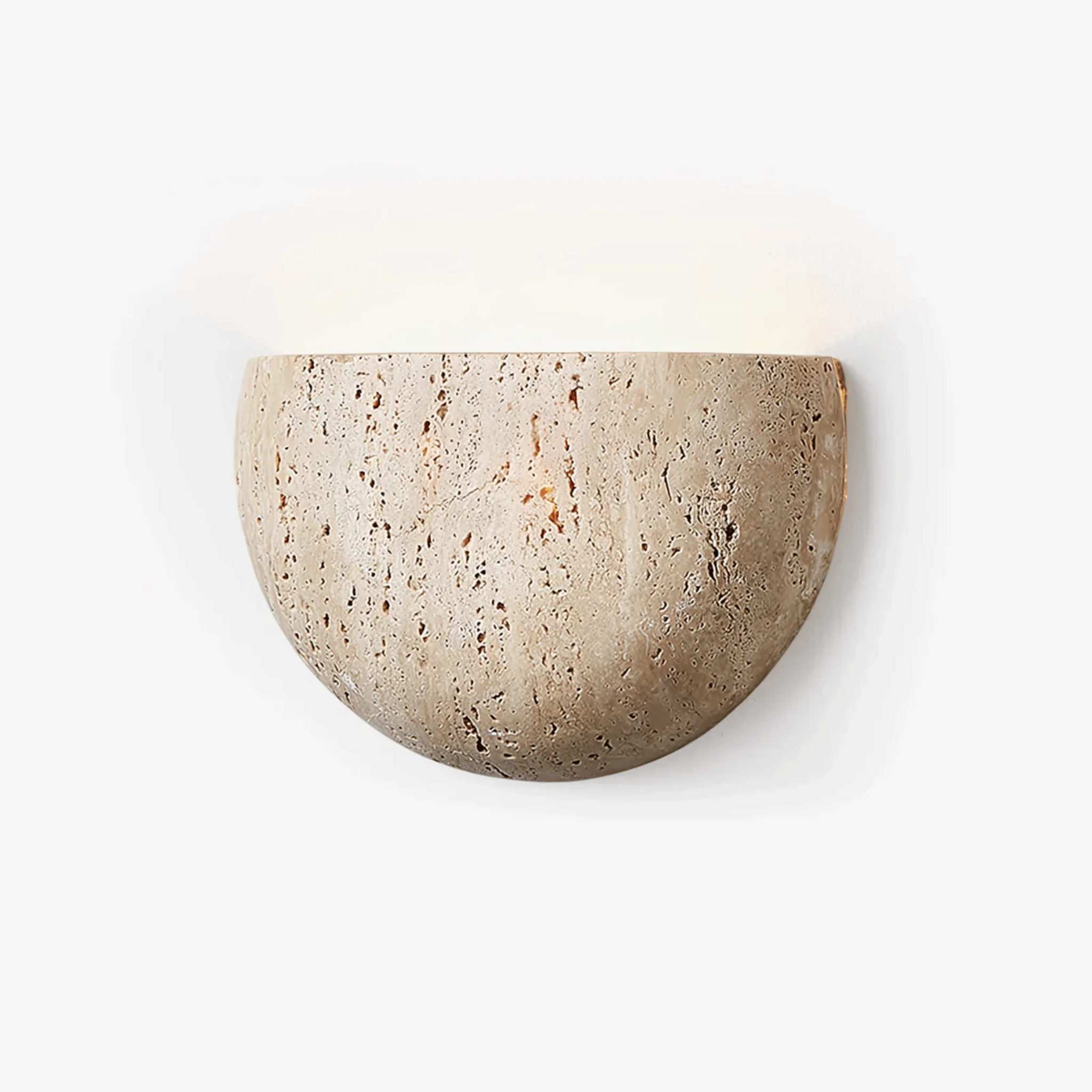 Wabi Sabi Stone Wall Sconce Soft Ambient Lighting