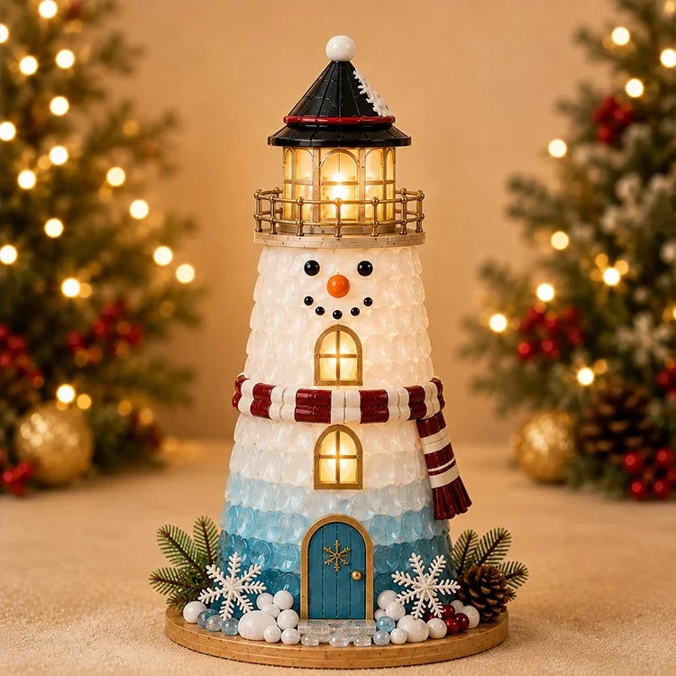 MERRYBEAM | Magical Christmas Lighthouse Building Kit