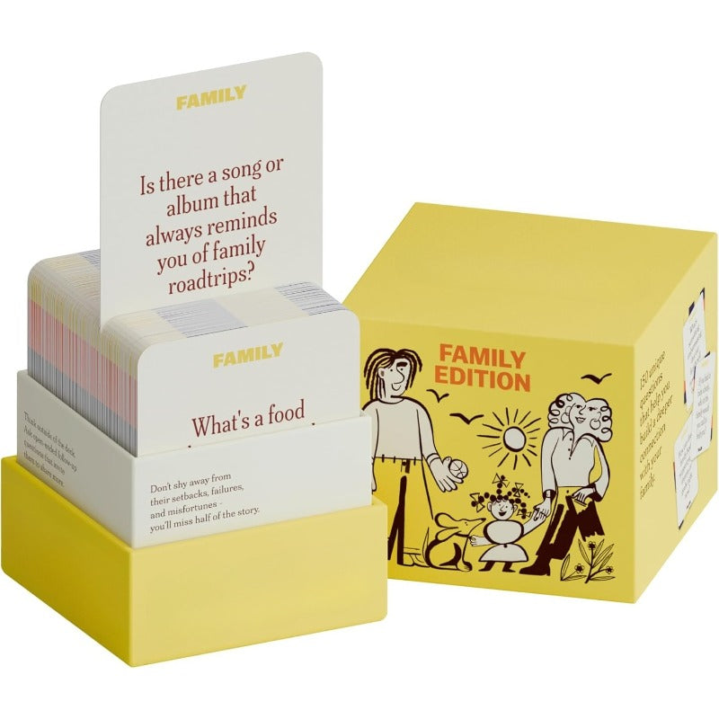 Family Conversation Cards | 150 Meaningful Questions & Fun Family Card Game for All Ages