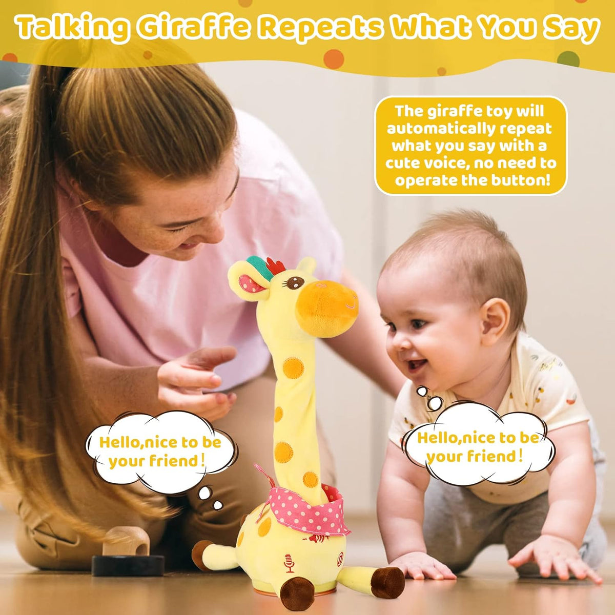 Interactive Singing & Dancing Animal Plush Toy for Kids