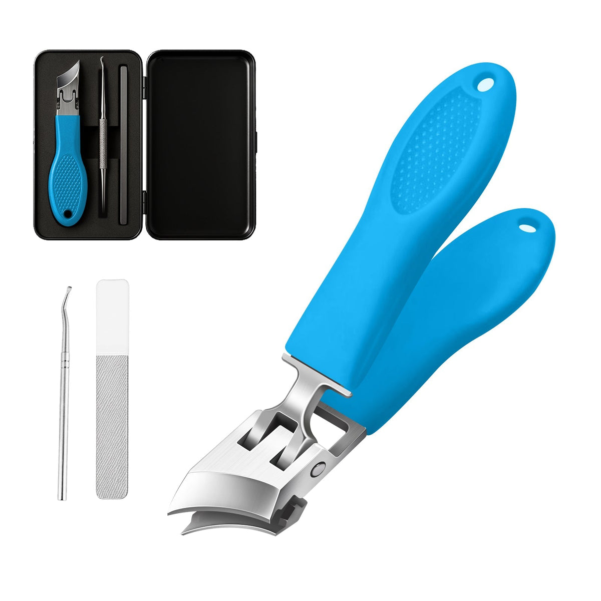Heavy Duty Toenail Clippers | Wide Jaw Nail Cutter for Thick Nails