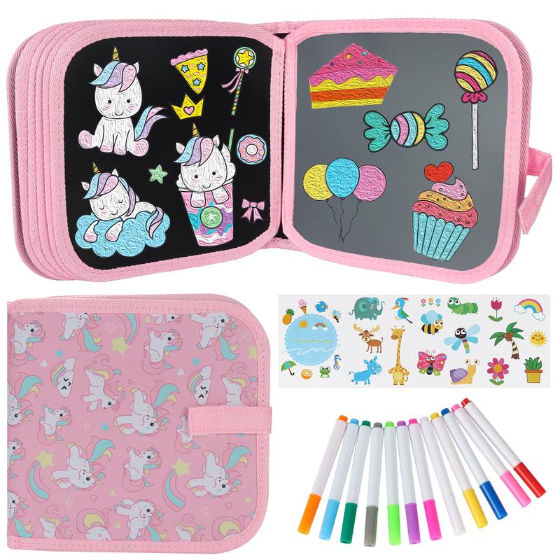 Reusable Drawing & Activity Book for Kids