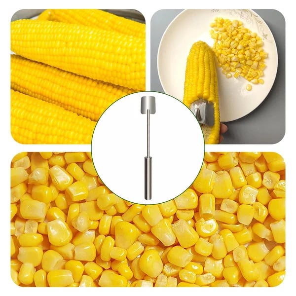 Stainless Steel Corn Stripper Tool | Corn Cob Kernel Remover
