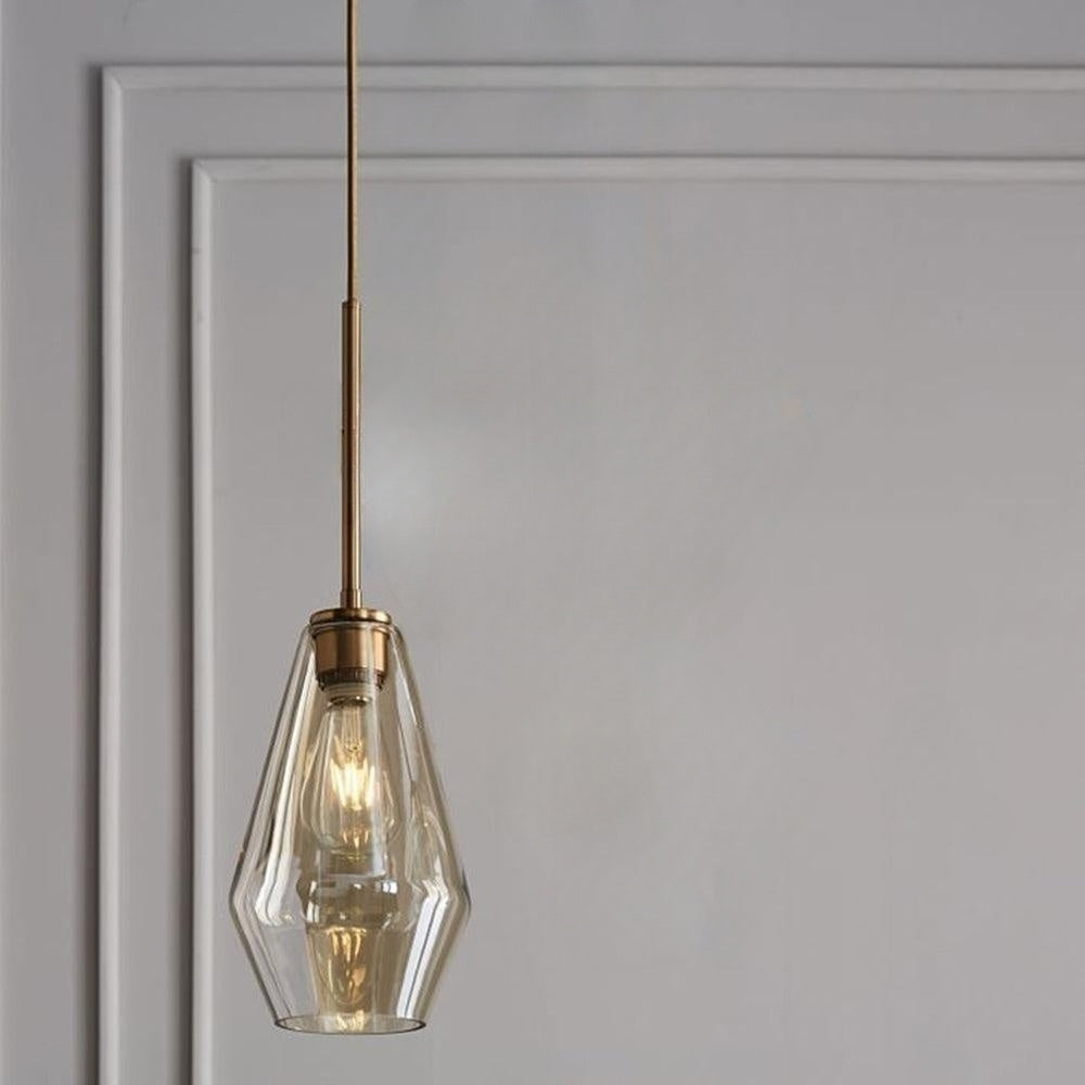 Prism Crystal Glass Pendant Light