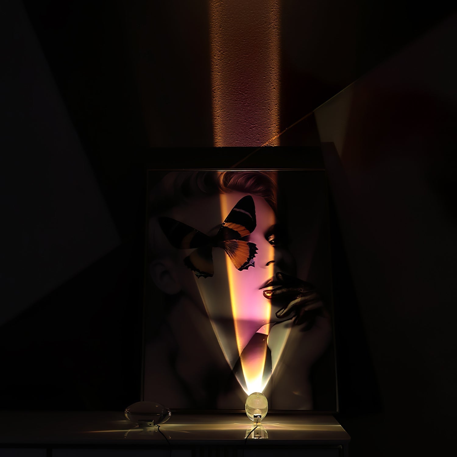 Crystal Glow Mood Table Lamp