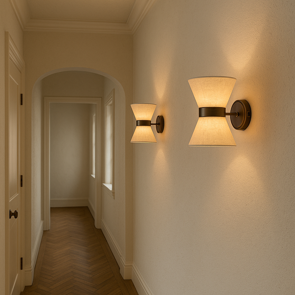 Modern Wabi Sabi Silk Wall Light