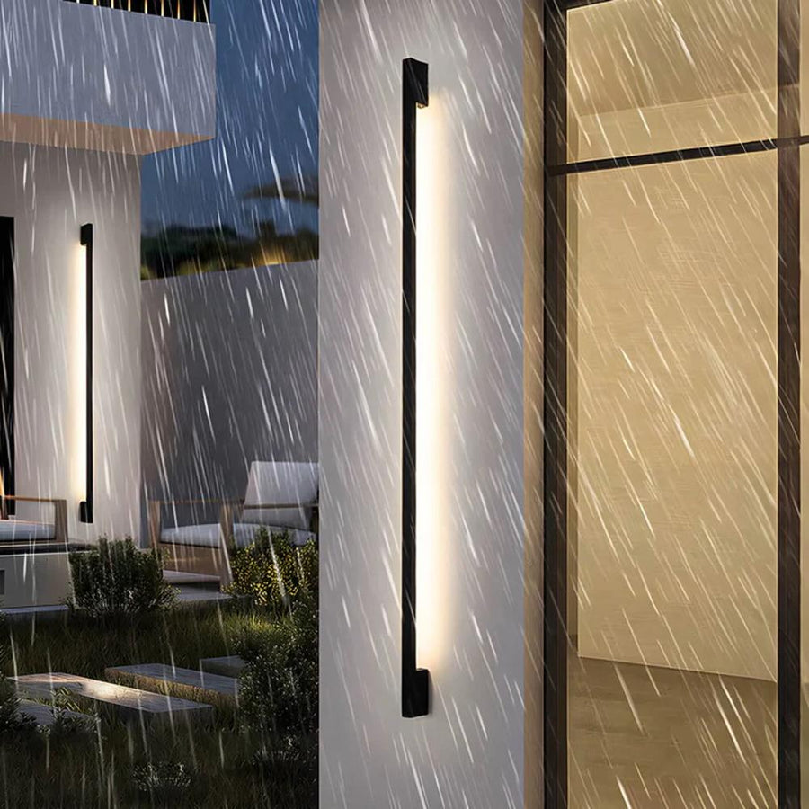 Vertical LED Outdoor Wall Light