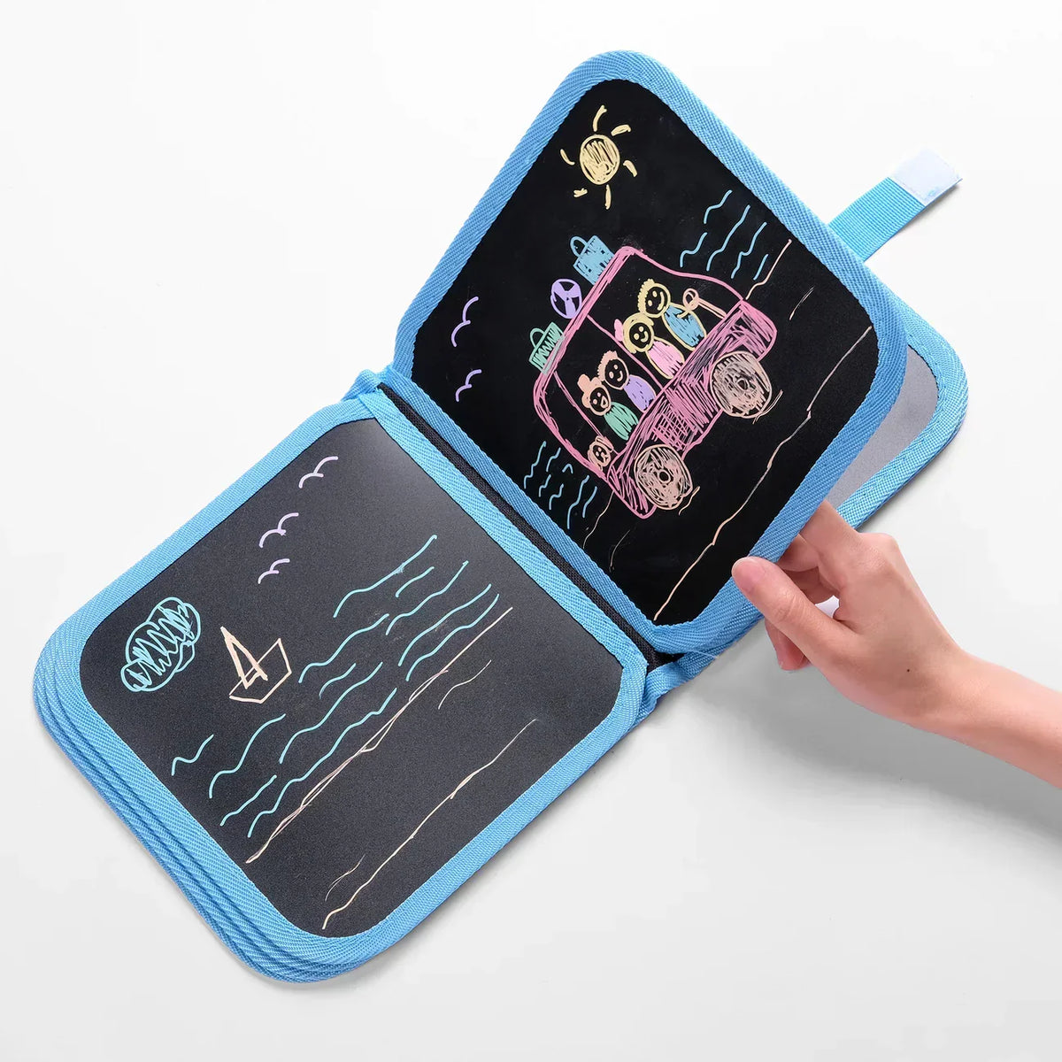Reusable Drawing & Activity Book for Kids