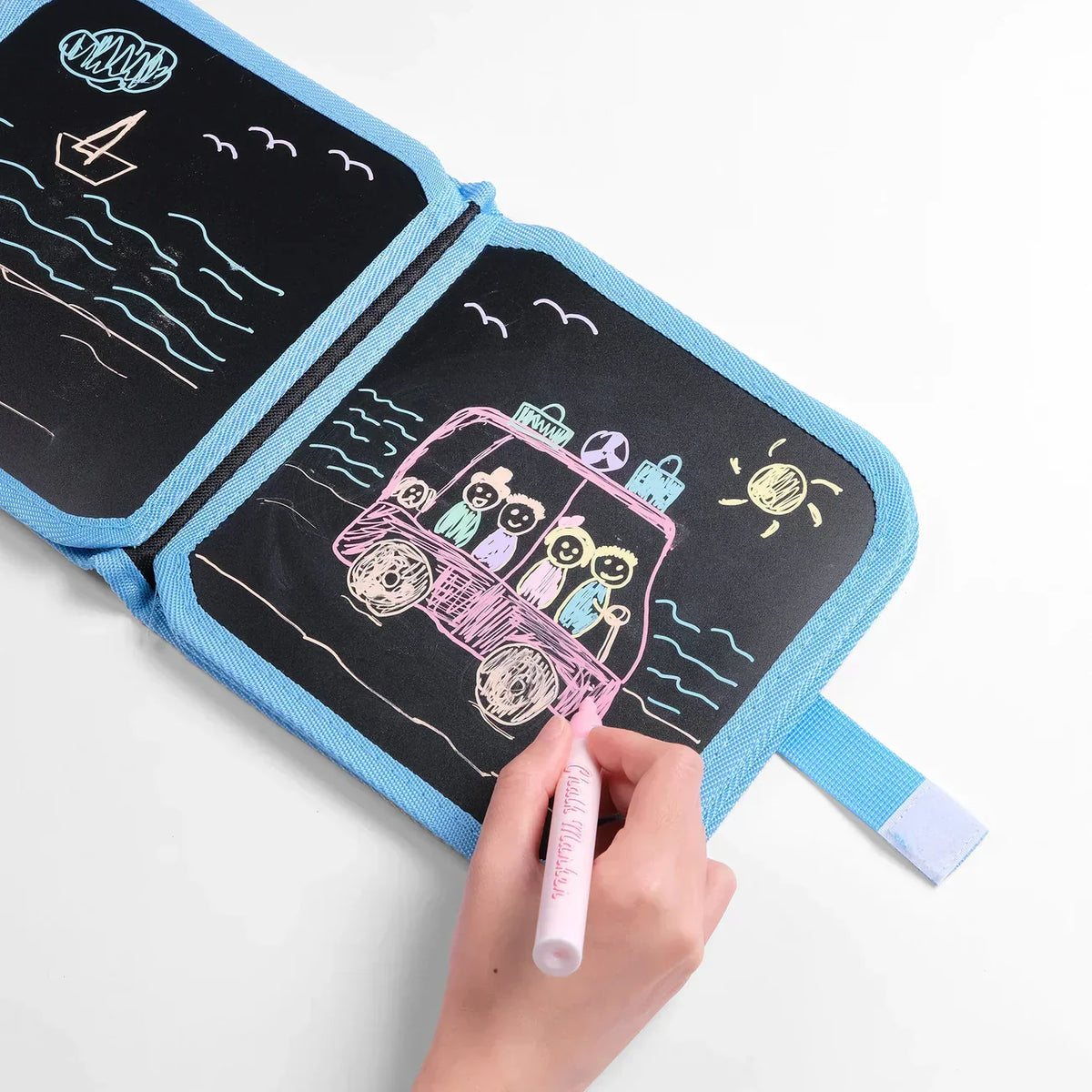 Reusable Drawing & Activity Book for Kids