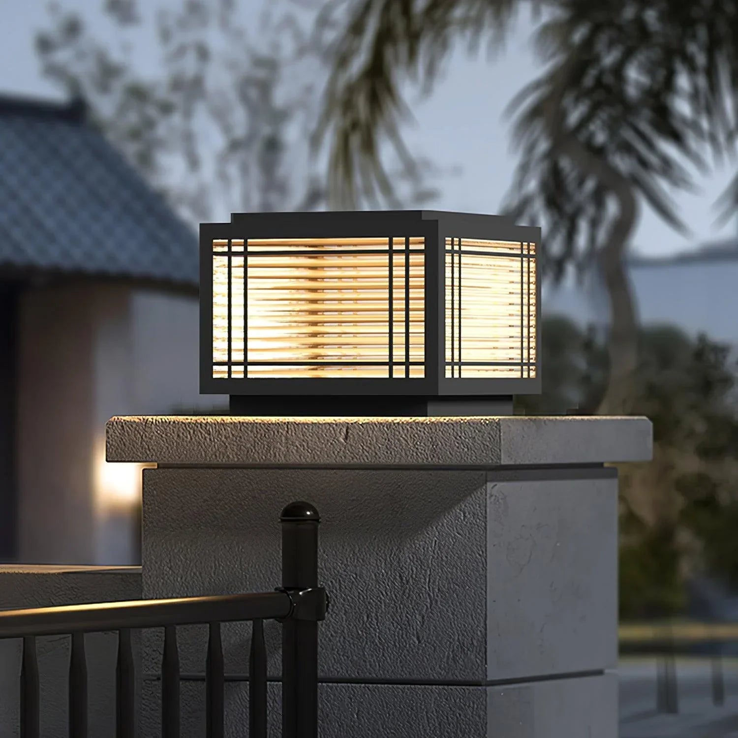 Solar Landscape Lantern Post Light