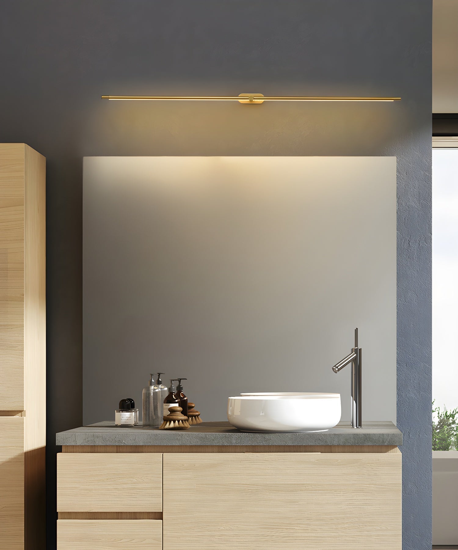Modern Linear Wall Lamp Slim Minimalist Design