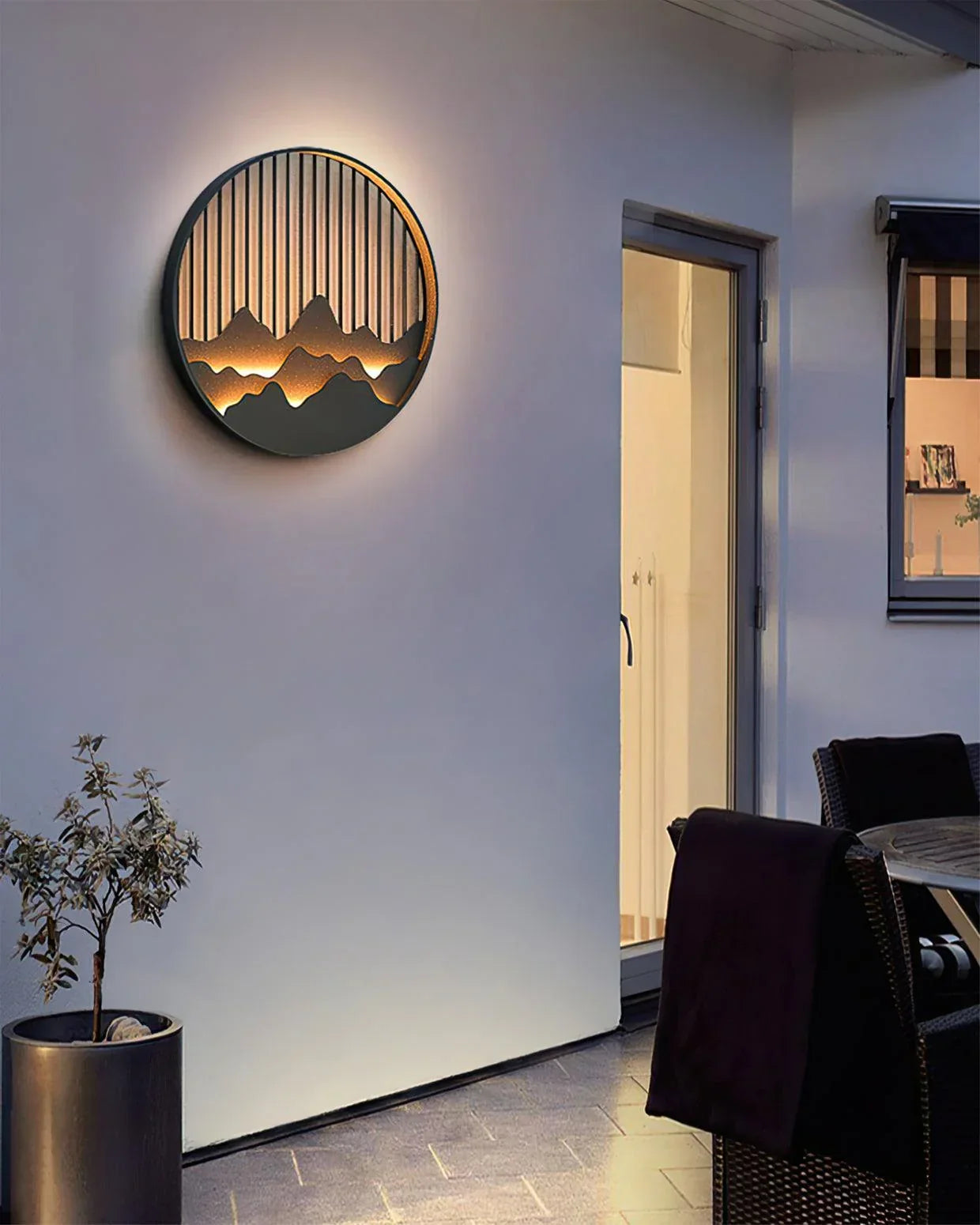 LED Outdoor Mountain Wall Lamp