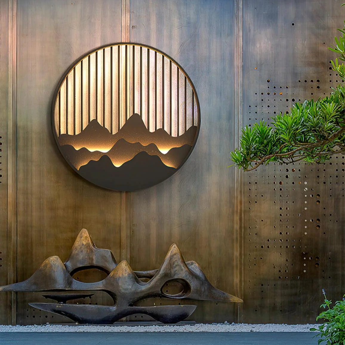 LED Outdoor Mountain Wall Lamp