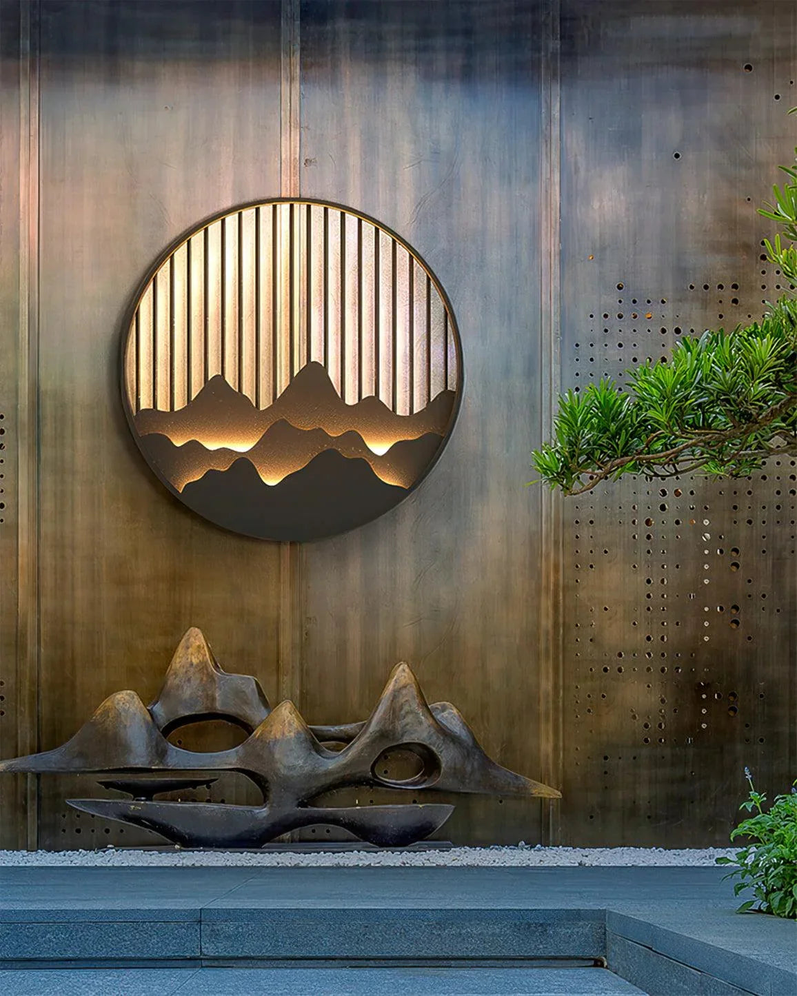 LED Outdoor Mountain Wall Lamp