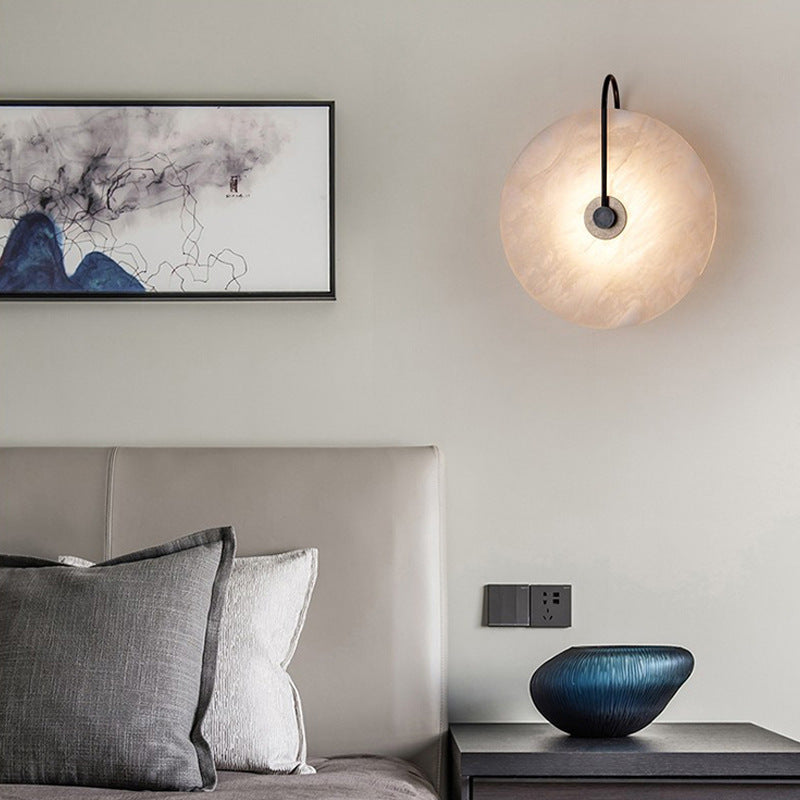 Minimalist Marble LED Wall Lamp