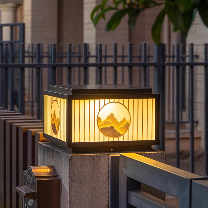 Solar Landscape Lantern Post Light