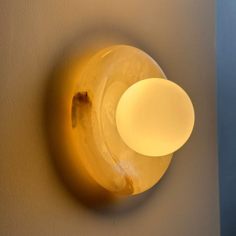 Marble Wall Sconce Modern Indoor LED Wall Light Elegant Fixture