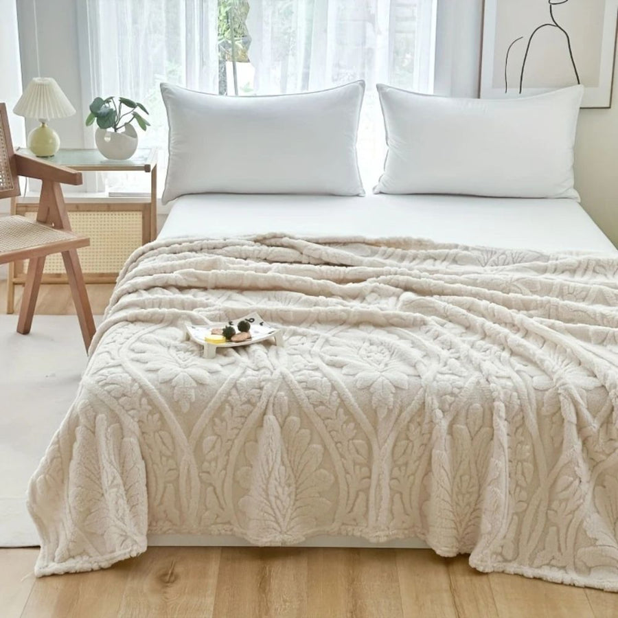 Paris Weave Jacquard Fleece Blanket