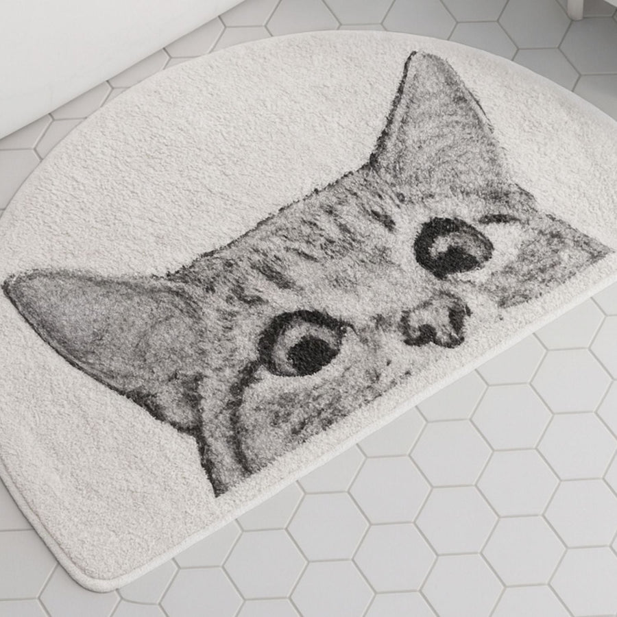 Peeping Kitty Bath Mat
