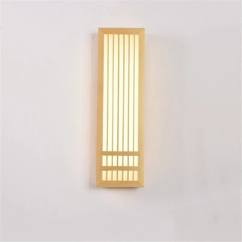 Japandi Wooden Wall Light LED Minimalist Decorative Sconce