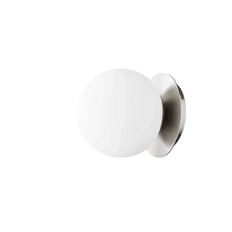 Nordic Globe Glass Wall Lamp | Minimalist Modern Bathroom & Bedroom Light