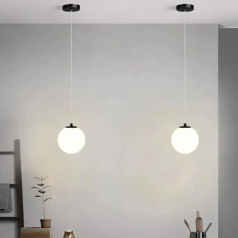 Luna Pendant Light | Nordic Modern Glass Globe Design