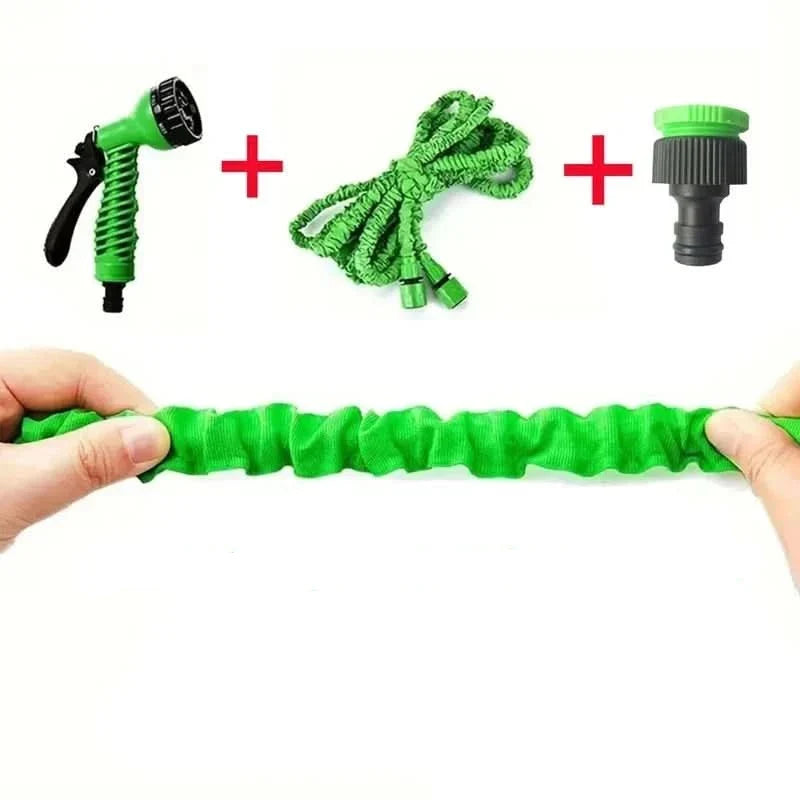 Flexible Garden Hose Pipe with Multi Spray Nozzle Tool