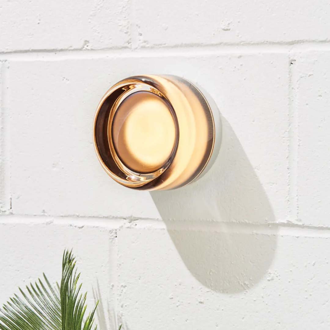 Compact Glass Wall Lamp