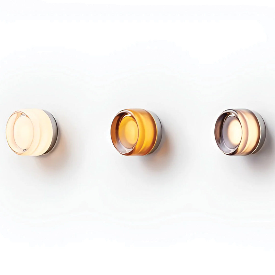 Compact Glass Wall Lamp